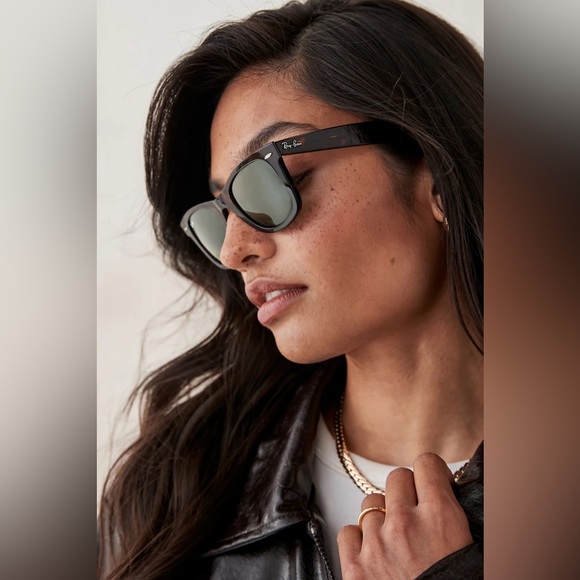 Ray-Ban Wayfarer RB 2140 902 50mm Green Classic G-15 Sunglasses Tortoise 501 - Picture 14 of 14